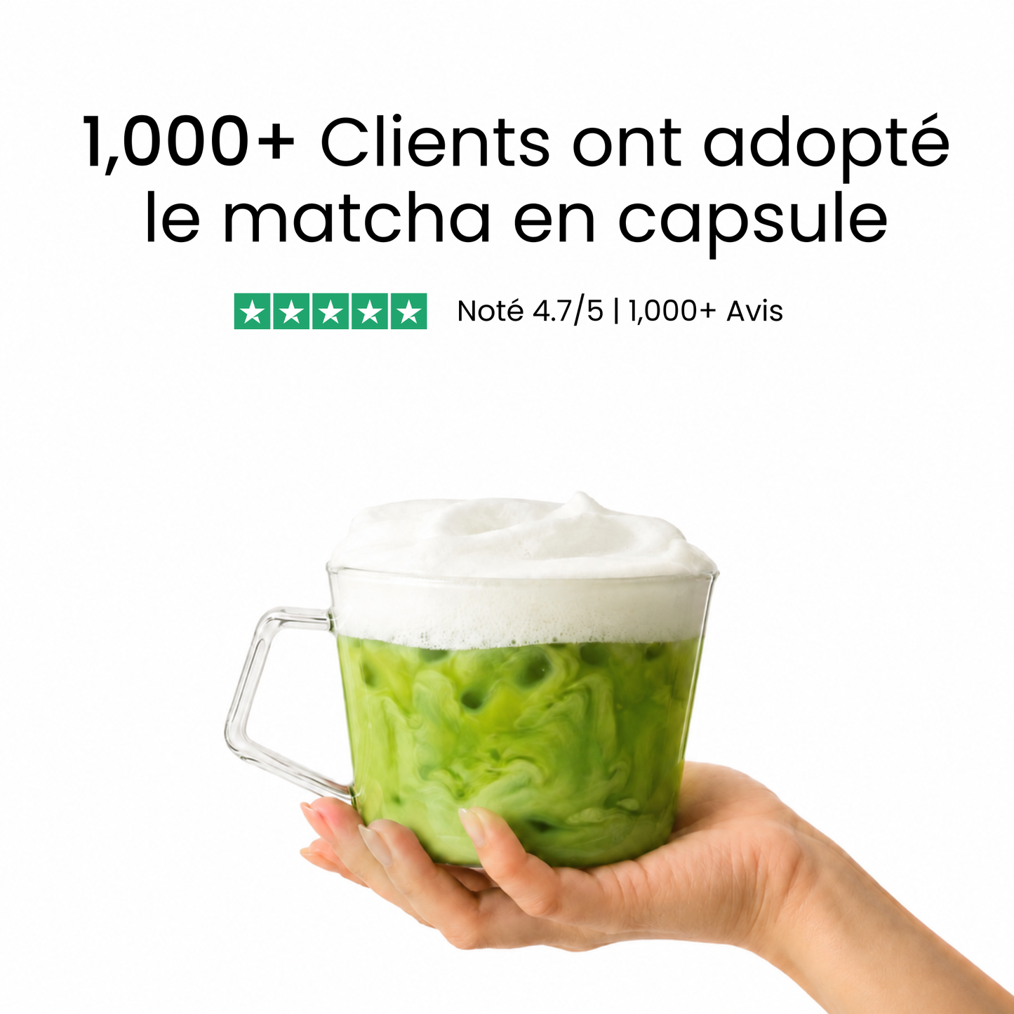 Capsules de matcha HelloMatcha compatibles avec les machines Nespresso®